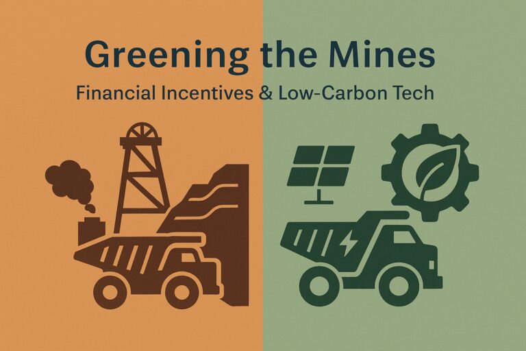 Financial Incentives for Low-Carbon Mining: Will They Drive a Greener Future?