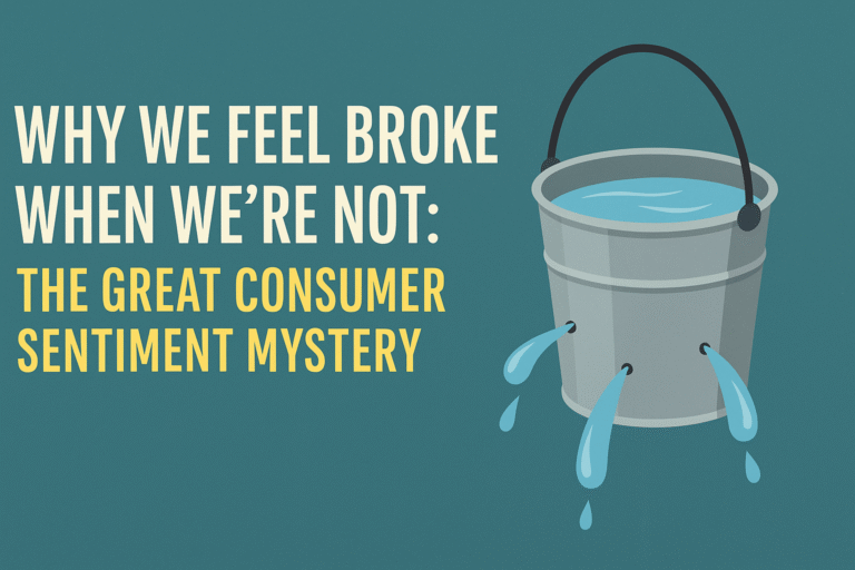 Why We Feel Broke Even When We’re Not: The Great Consumer Sentiment Mystery