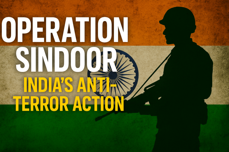 Operation Sindoor: India’s Precision Anti‑Terror Strike